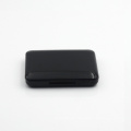 1.3g*4 colors New Design Black Plastic Eye Shadow Palette Empty Customized Container with Mirror for Cosmetic Packaging